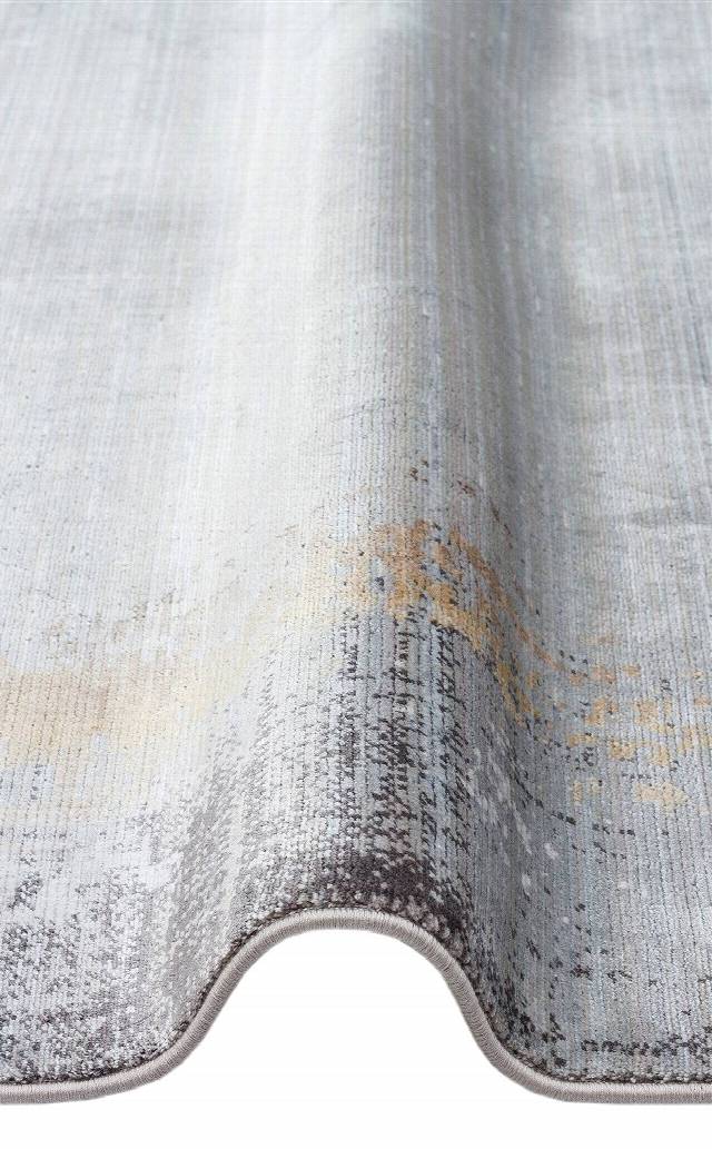 MAHAL MHL 11 GREY GOLD  Klasik Desenli Yüksek Kalite Sık Dokuma Salon Halısı