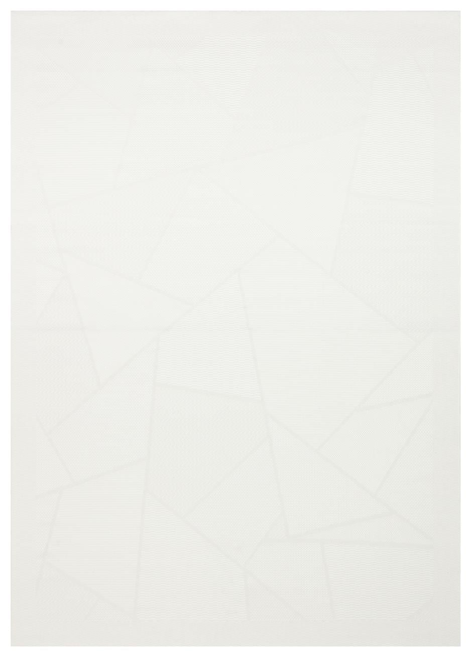 MONO LUX MNO LUX 01 WHITE  Kaymaz Tabanlı Modern Desenlere Sahip İnce Halı
