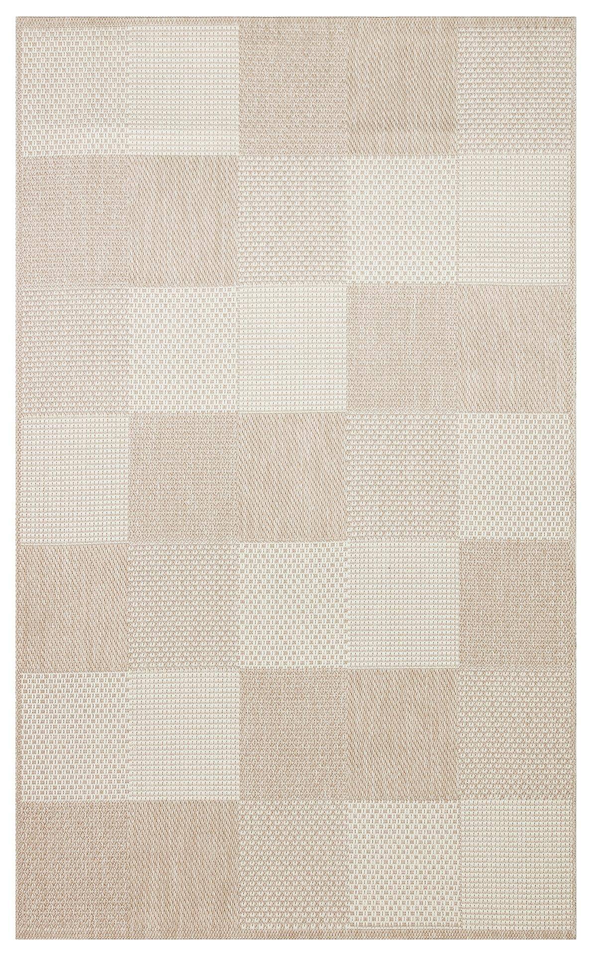 MONO MNO 01 BEIGE  Hav Toz Vermez Kaymaz Tabanlı İnce Halı