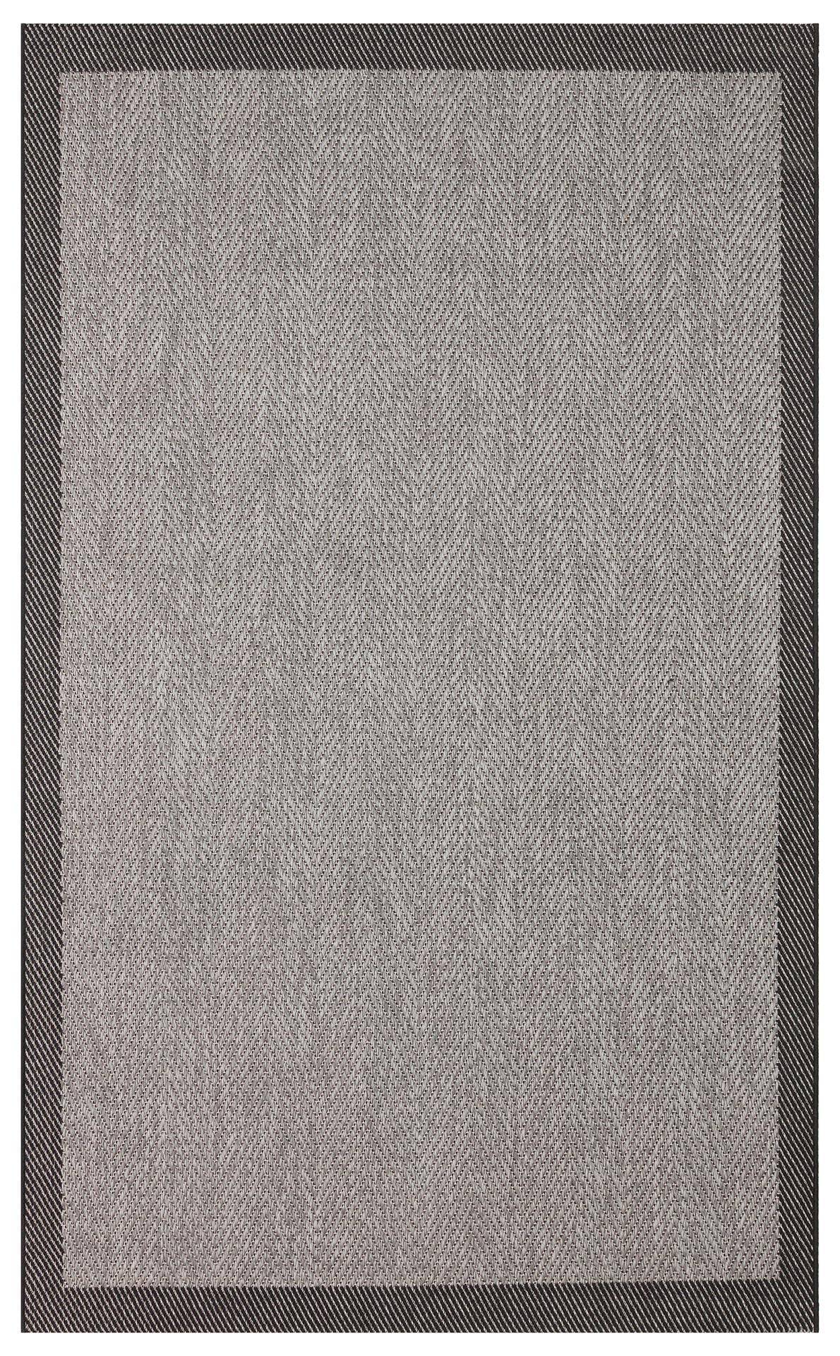 MONO MNO 02 DARK GREY  Hav Toz Vermez Kaymaz Tabanlı İnce Halı