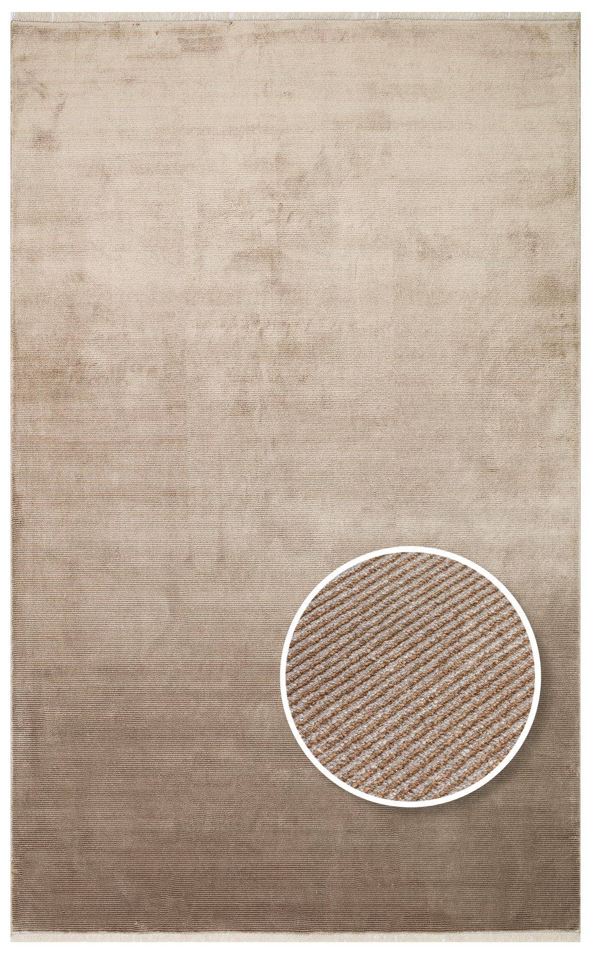 NAPOLI NAP 01 VIZON GREY  Sade Desenli Modern Sık Dokuma Makine Halısı