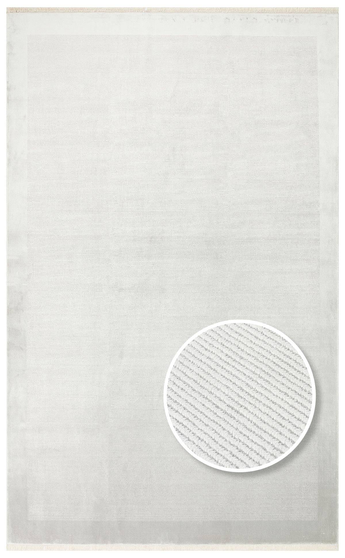 NAPOLI NAP 02 GREY  Sade Desenli Modern Sık Dokuma Makine Halısı