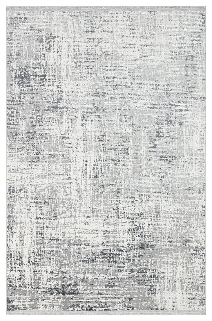 NORA NOR 02 GREY Hav Toz Vermez Yıkanabilir Kaymaz İnce Dokuma Modern Halı