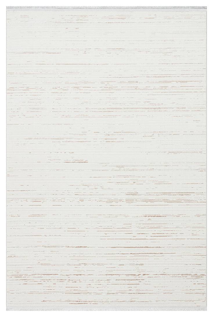 NORA NOR 03 BEIGE Hav Toz Vermez Yıkanabilir Kaymaz İnce Dokuma Modern Halı