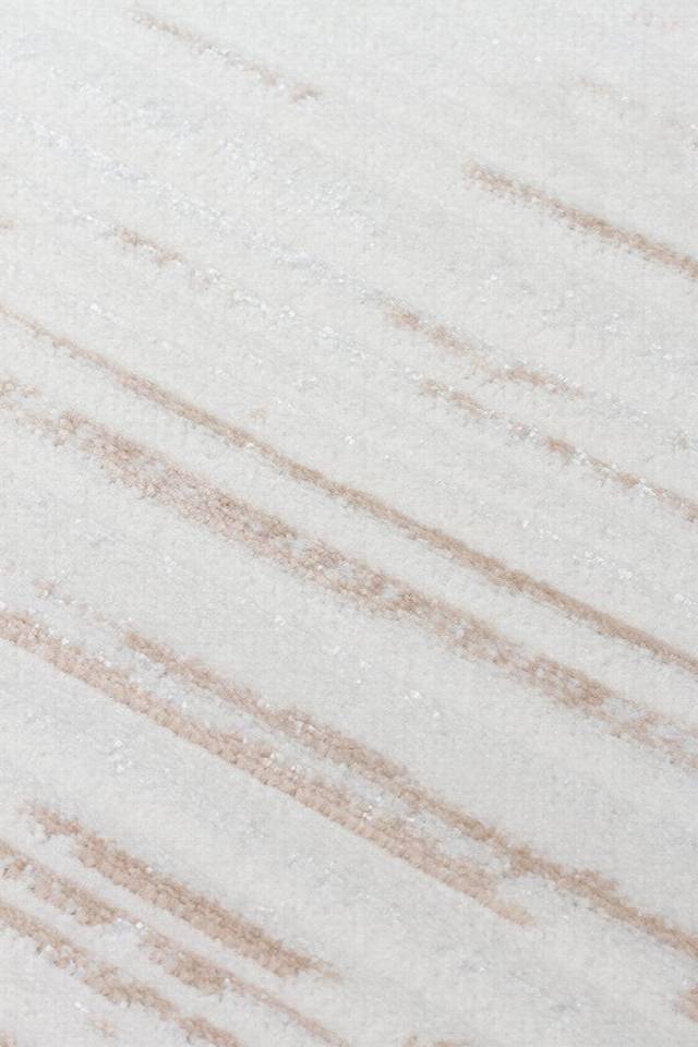 NORA NOR 03 BEIGE Hav Toz Vermez Yıkanabilir Kaymaz İnce Dokuma Modern Halı
