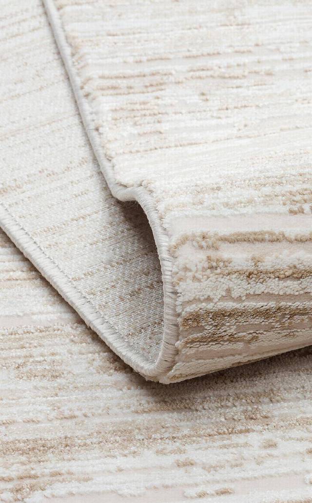 PADONA PDN 03 BEIGE  Extra Yumuşak Dokulu Sık Dokuma Modern Desenlere Sahip Şık Salon Halısı