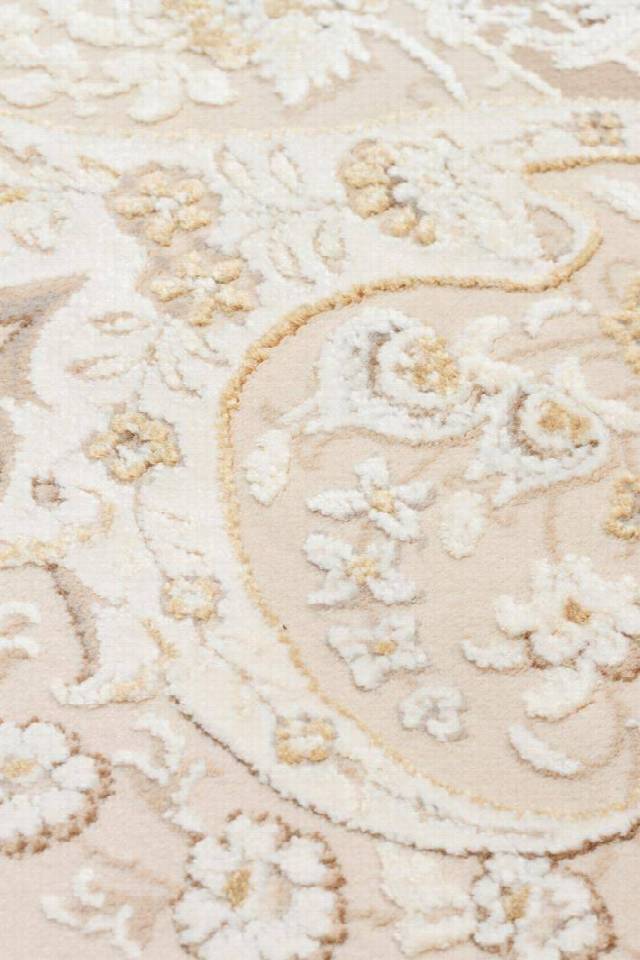 PALMIRA PLM 10 CREAM GOLD  Yüksek Kaliteli Sık Dokuma Modern Salon Halısı