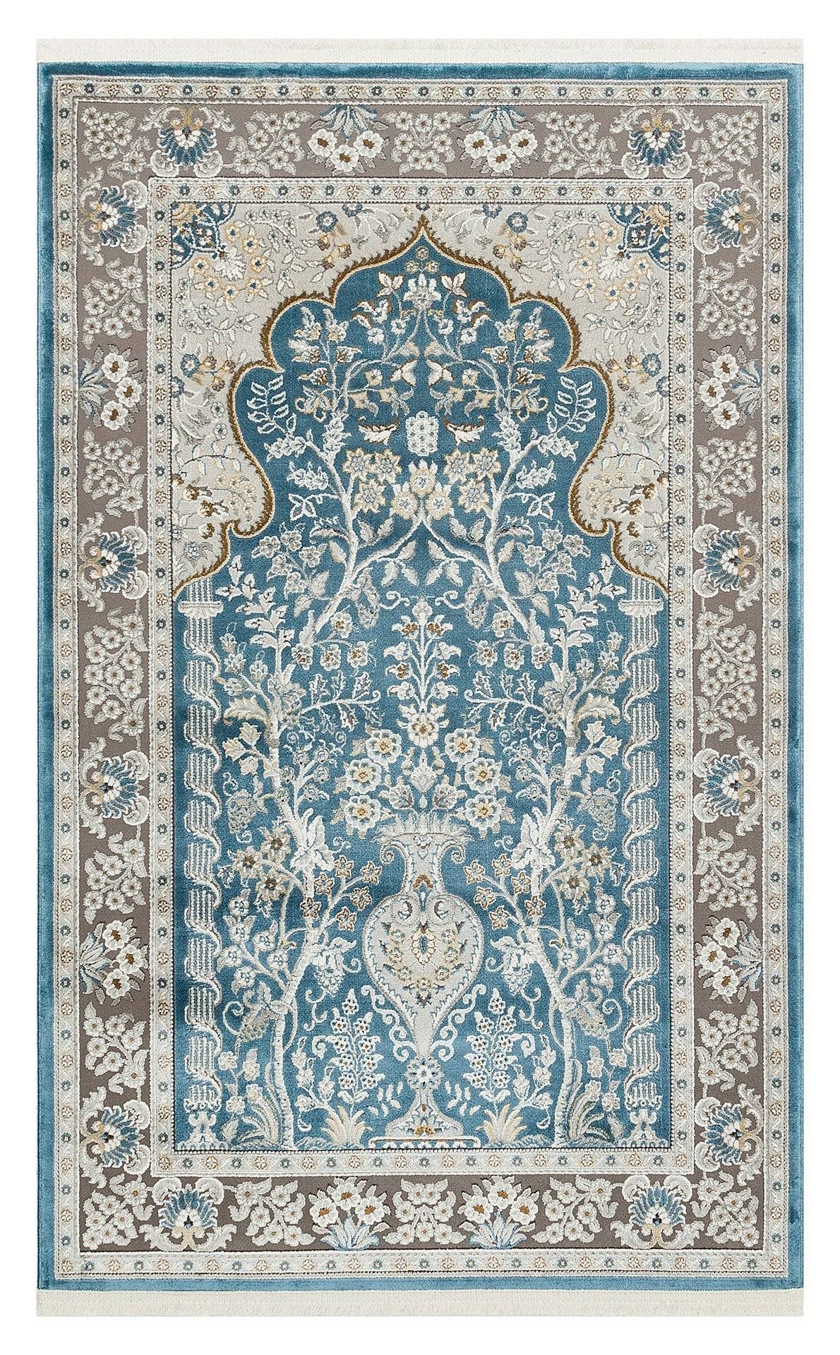 PALMIRA SECCADE PLM SCD 01 GREY BLUE  Yüksek Kaliteli Sık Dokuma Modern Seccade