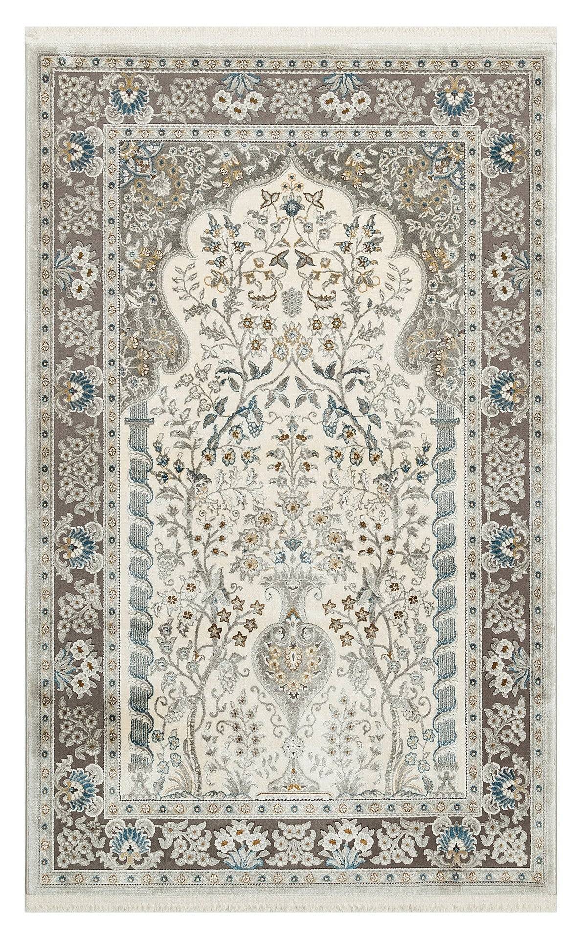PALMIRA SECCADE PLM SCD 01 GREY WHITE  Yüksek Kaliteli Sık Dokuma Modern Seccade