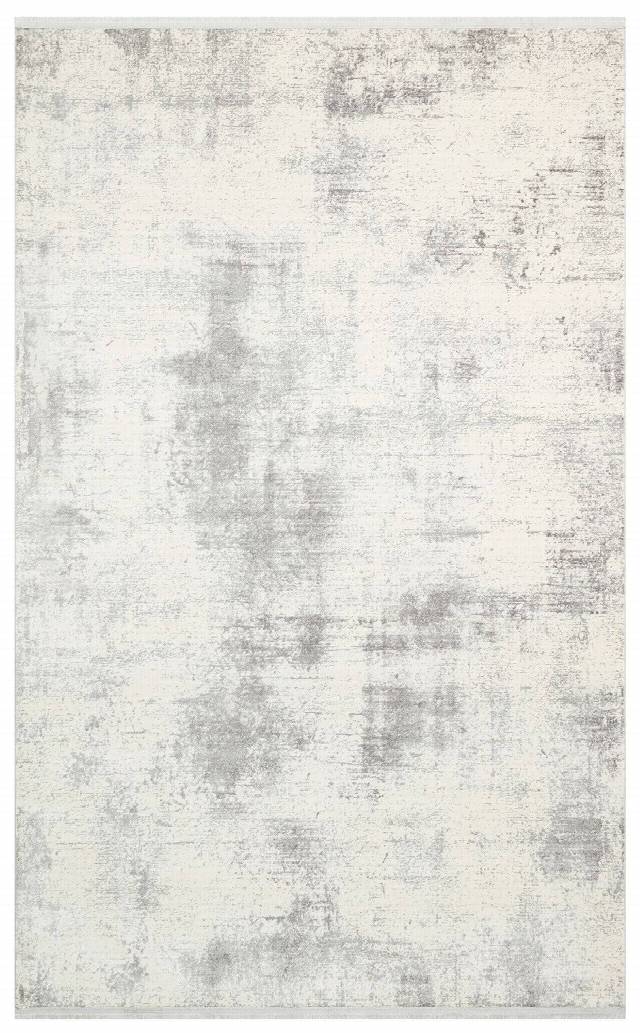 PASSAGE PLZ 01 CREAM GREY  Yumuşak Tuşeli Sık Dokuma Modern Halı
