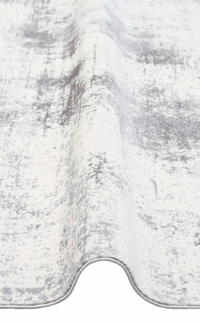 PASSAGE PLZ 01 CREAM GREY  Yumuşak Tuşeli Sık Dokuma Modern Halı