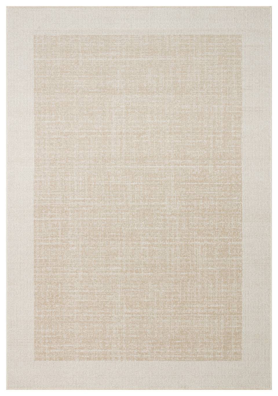 SAHARA SHA 01 CREAM BEIGE  Hav Toz Vermez Yumuşak Tuşeli Modern Makine Halısı