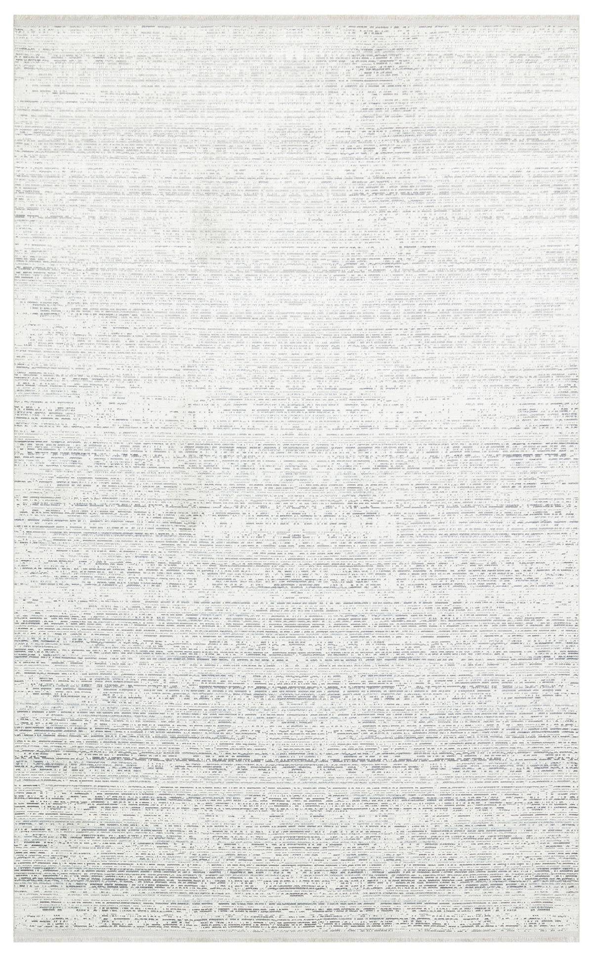 SATEEN ST 101 L.GREY XW  Hav Toz Vermez Yıkanabilir Kaymaz İnce Dokuma Modern Halı