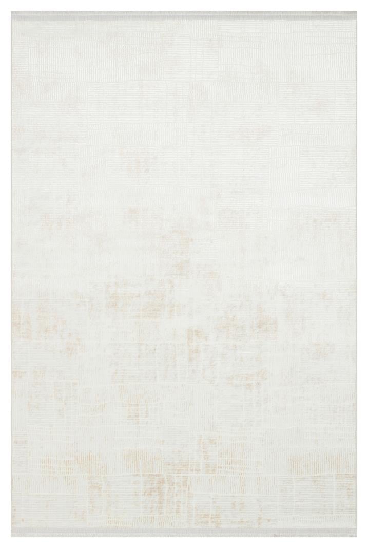 SATEEN ST 23 CREAM XW  Hav Toz Vermez Yıkanabilir Kaymaz İnce Dokuma Modern Halı