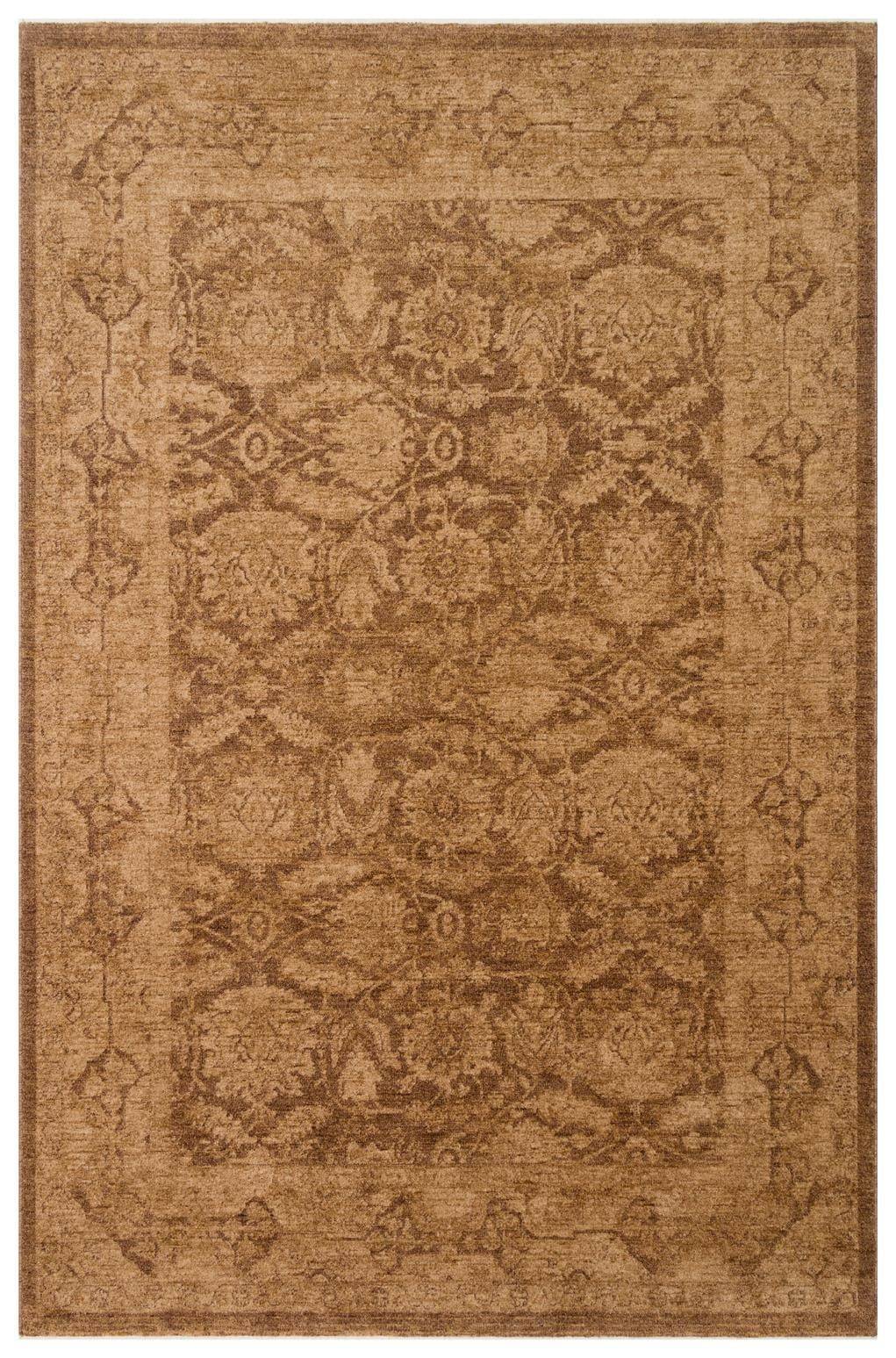 SHIRAZ SHR 01 BEIGE  Vintage Eskitme Desenli Modern Yumuşak Dokulu Makine Halısı