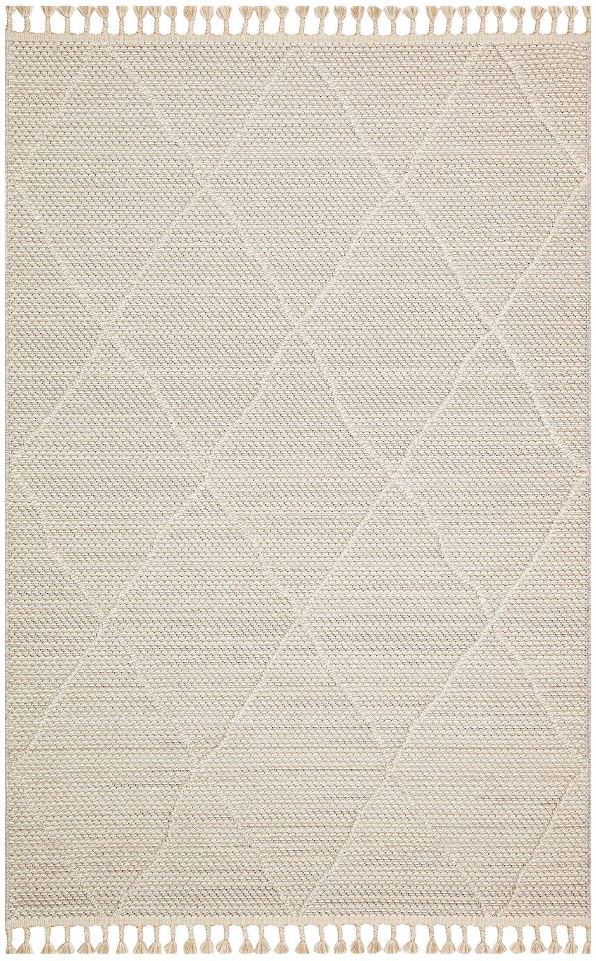 SOHO SH 02 BEIGE  Hav Toz Vermez Hasır Dokuma Modern Makine Halısı
