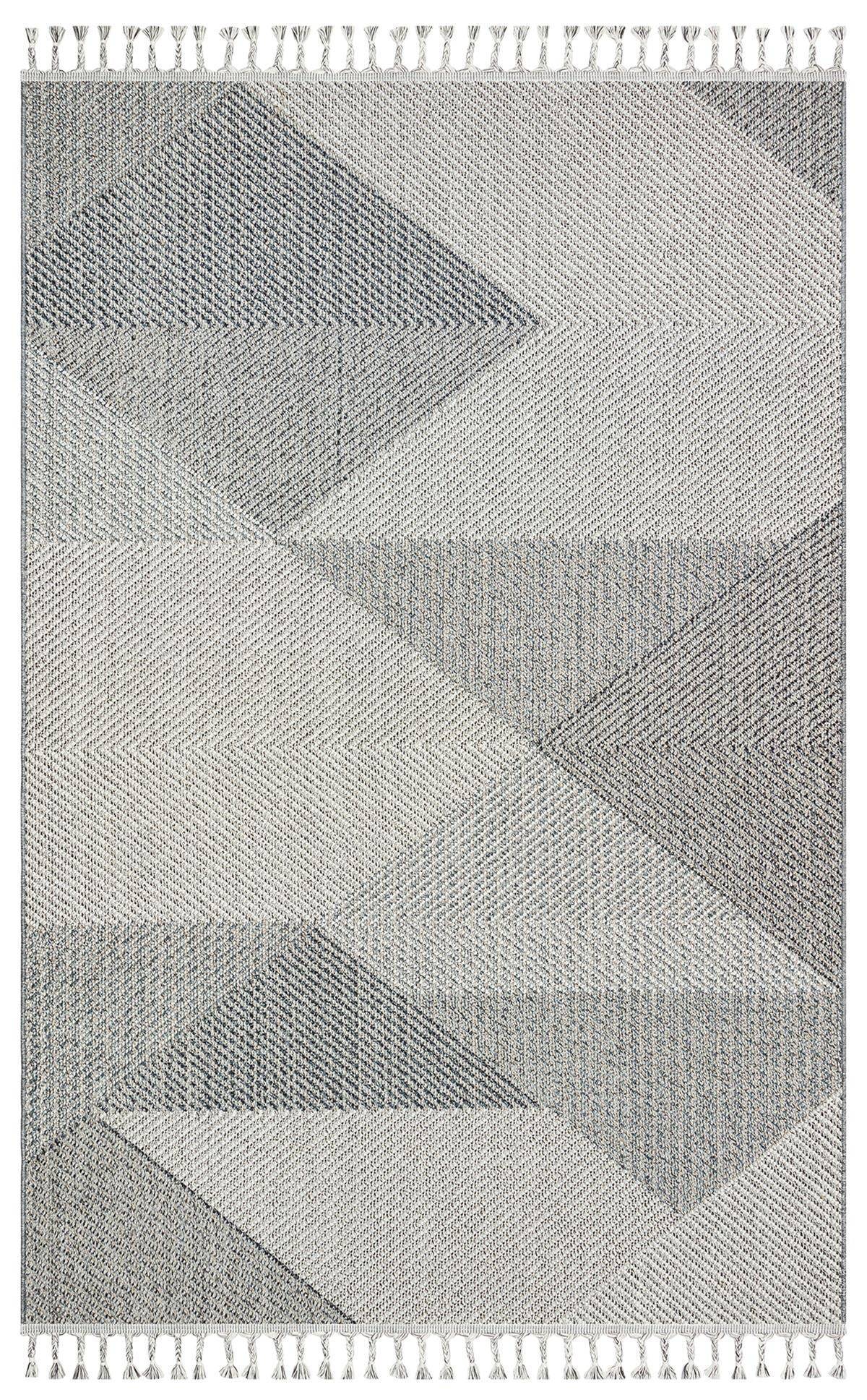 SOHO SH 08 GREY MULTY  Hav Toz Vermez Hasır Dokuma Modern Makine Halısı