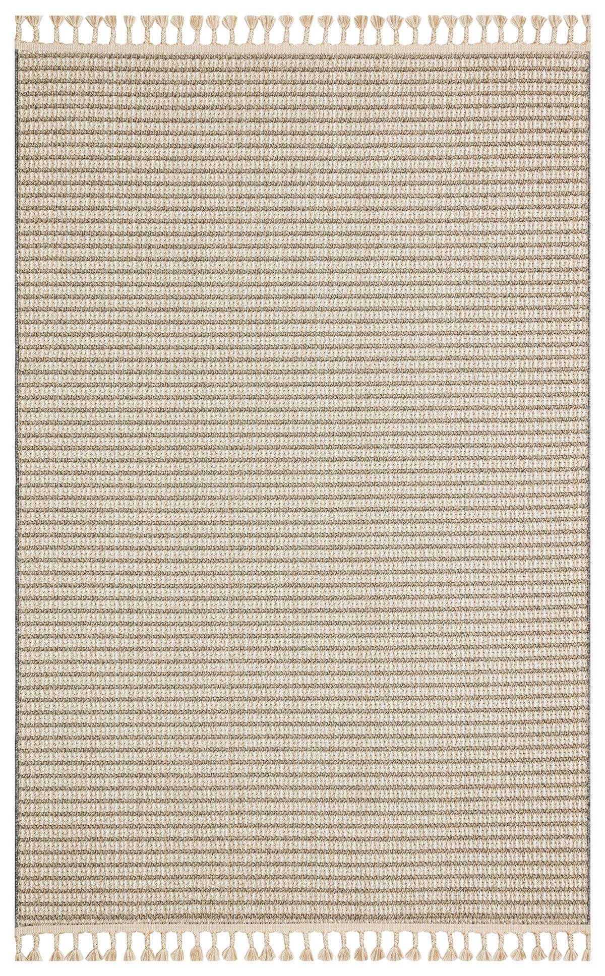 SOHO SH 17 BEIGE IVORY  Hav Toz Vermez Hasır Dokuma Modern Makine Halısı