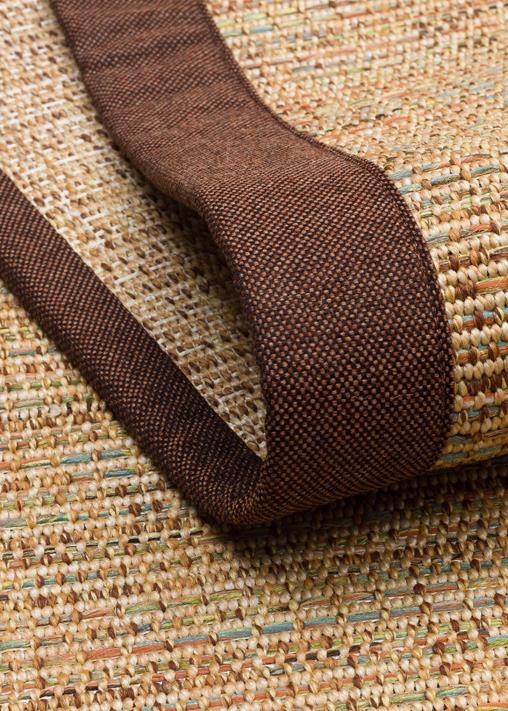 VENTURA SISAL VNT 2707 MULTY BRD BROWN MIX XW  İç ve Dış Mekan Kullanımına Uygun Hav Vermeyen Kolay Temizlenebilir Sisal Görünümlü Halı