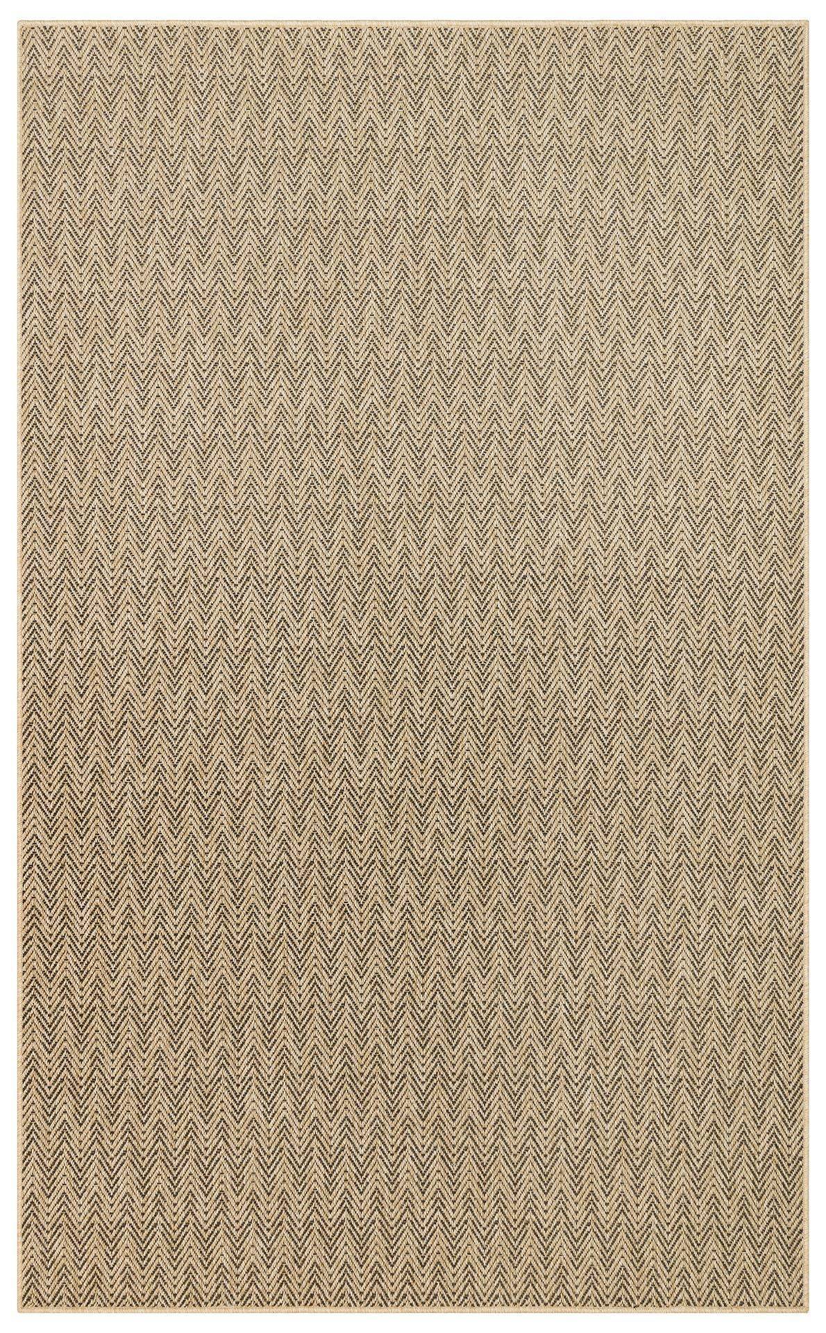 VENTURA XW VNT 02 NATURAL BLACK XW  İç ve Dış Mekan Kullanımına Uygun Hav Vermeyen Kolay Temizlenebilir Sisal Görünümlü Halı