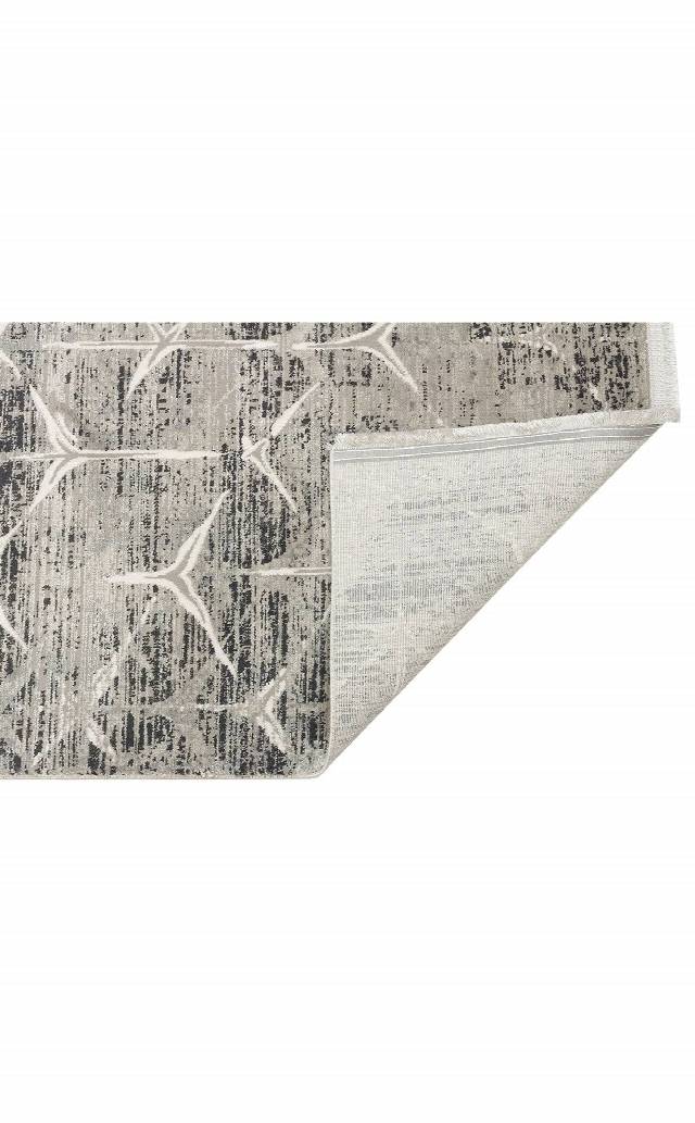 VERONA DYED VRD 06 GREY NATURAL  Overdyed Yumuşak İpeksi Tuşeli Yüksek Alçak Oymalı Modern İnce Makine Halısı