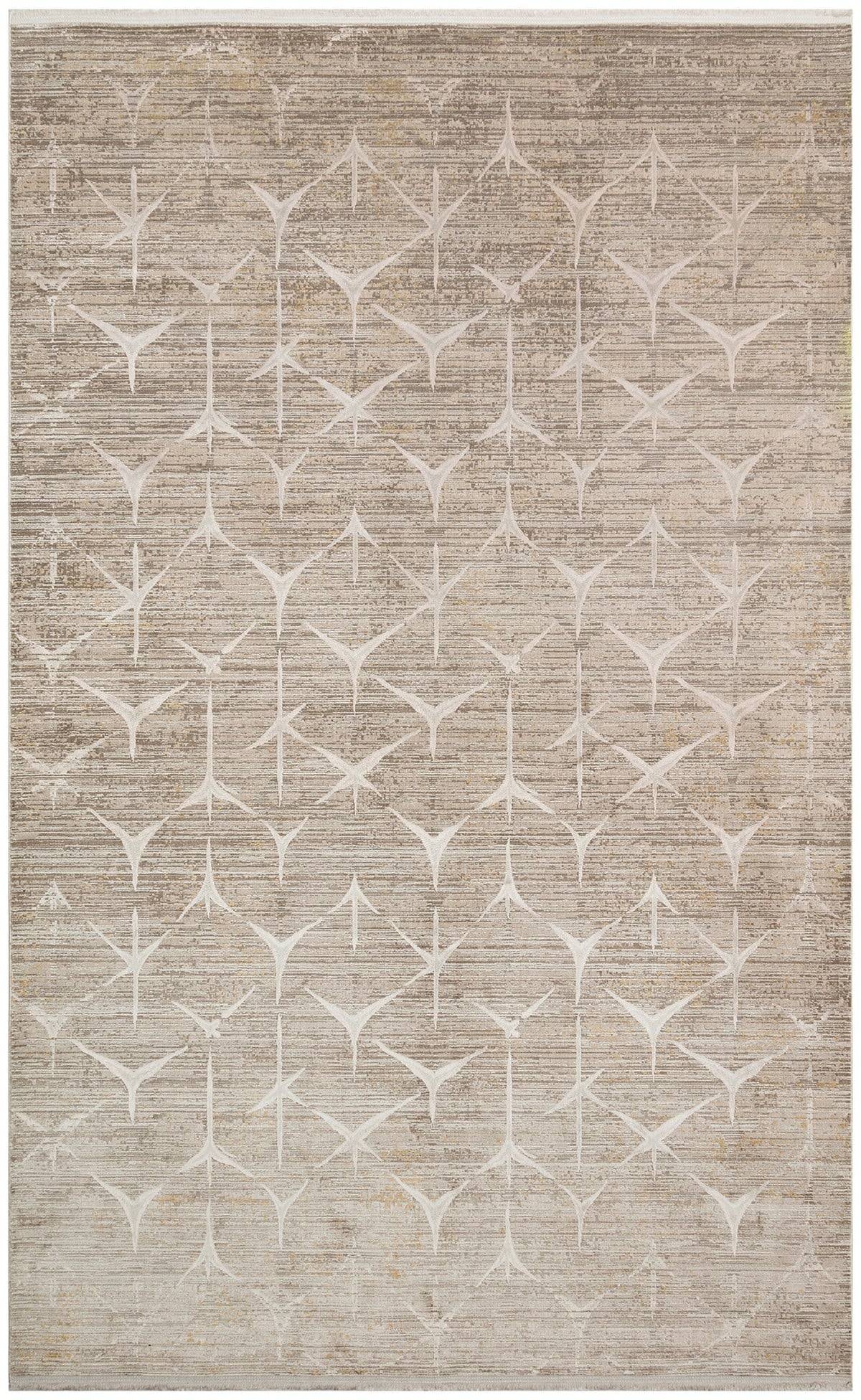 VERONA DYED VRD 06 LATTE BEIGE  Overdyed Yumuşak İpeksi Tuşeli Yüksek Alçak Oymalı Modern İnce Makine Halısı
