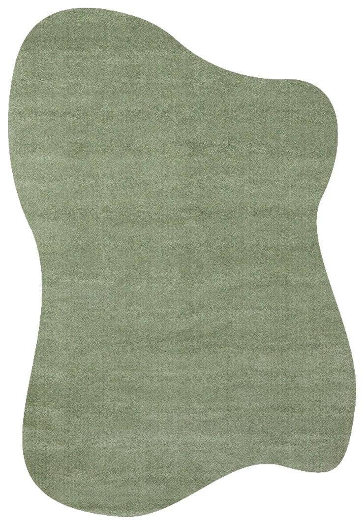 ZEN AMORF 01 GREEN  Hav Toz Vermez Yumuşak Tuşeli Zarif Makine Halısı