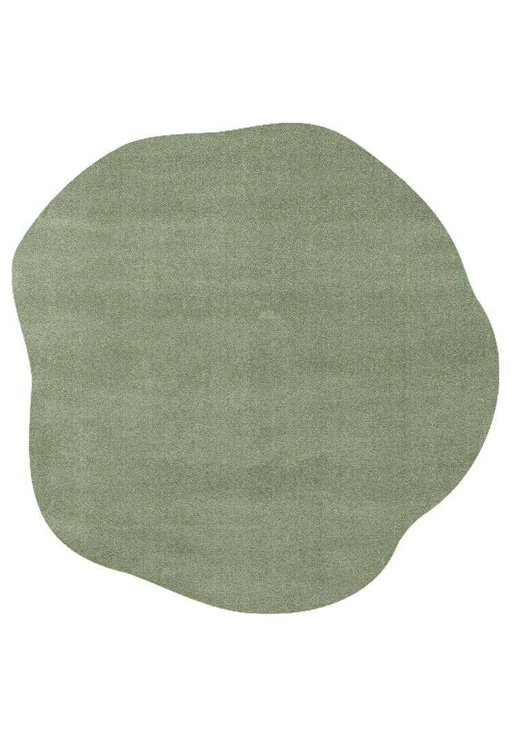 ZEN AMORF 04 GREEN  Hav Toz Vermez Yumuşak Tuşeli Zarif Makine Halısı