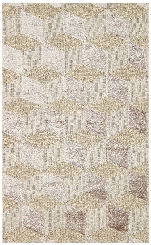 ZENITH DYED ZNT 05 BEIGE DYED  Yüksek Alçak Dokulu Naturel Yün ve Viskon Modern Dokuma Halı