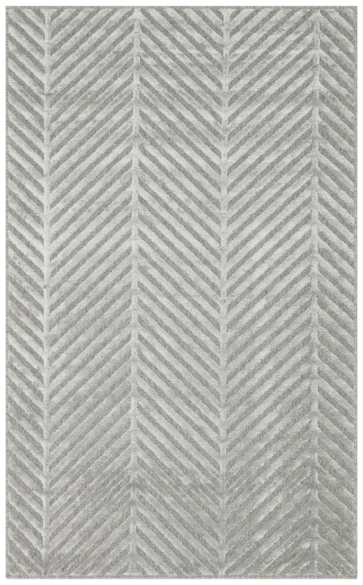 ZENITH ZNT 04 GREY  Yüksek Alçak Dokulu Naturel Yün ve Viskon Modern Dokuma Halı